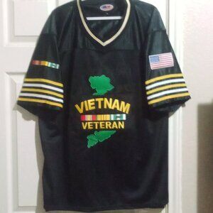 VIETNAM VETERAN JERSEY - BLACK & GOLD